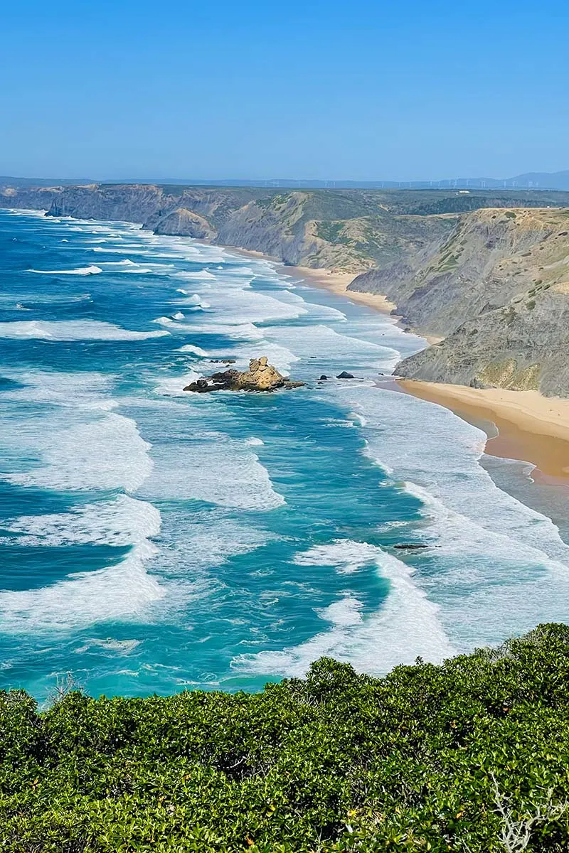 Torre de Aspa viewpoint on Costa Vicentina in Algarve Portugal