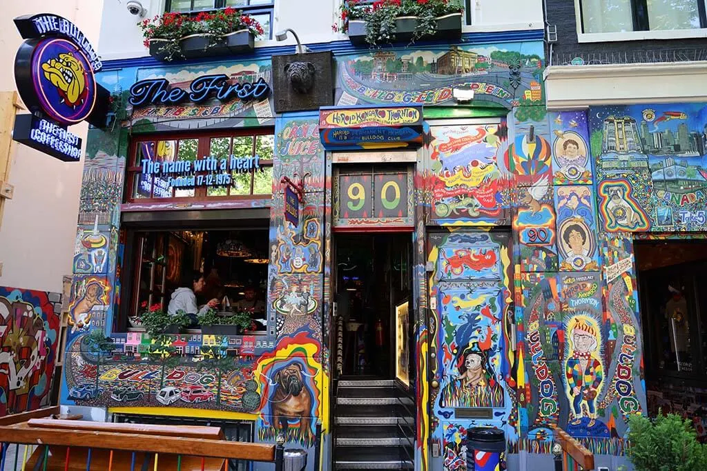 The Bulldog Red Light District - the oldest coffeeshop in Amsterdam