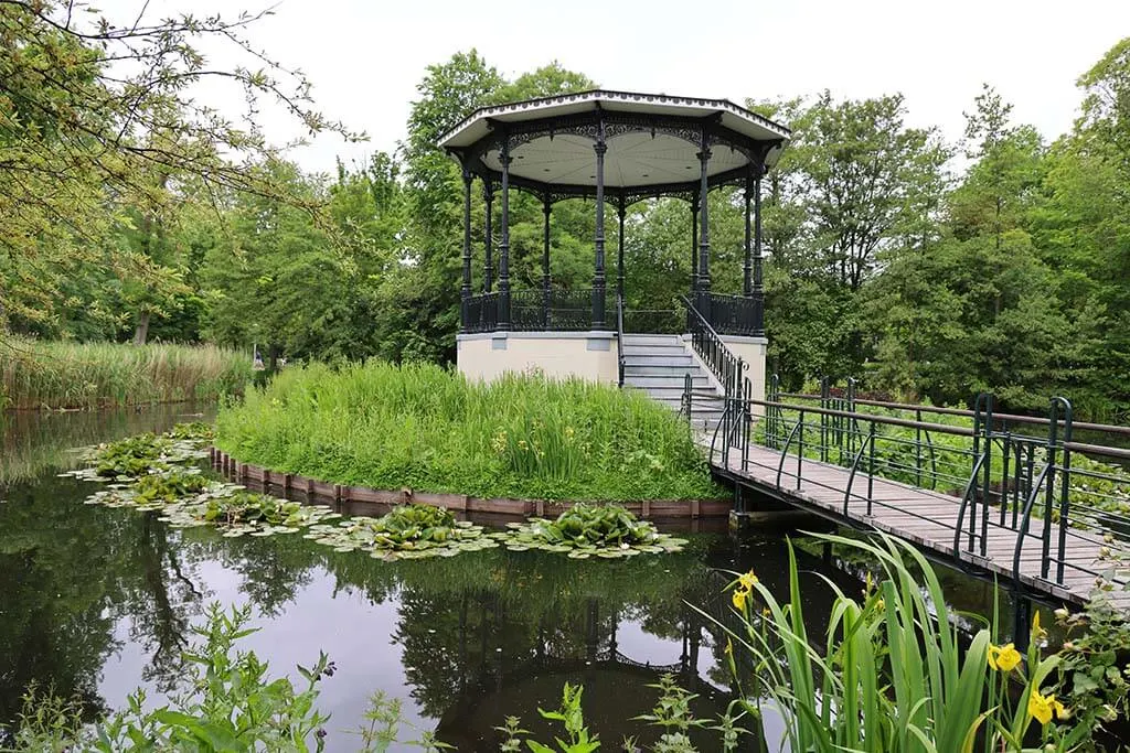 Vondelpark gazebo in Amsterdam