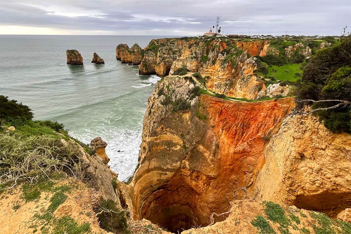 Ponta da Piedade headland in Portugal