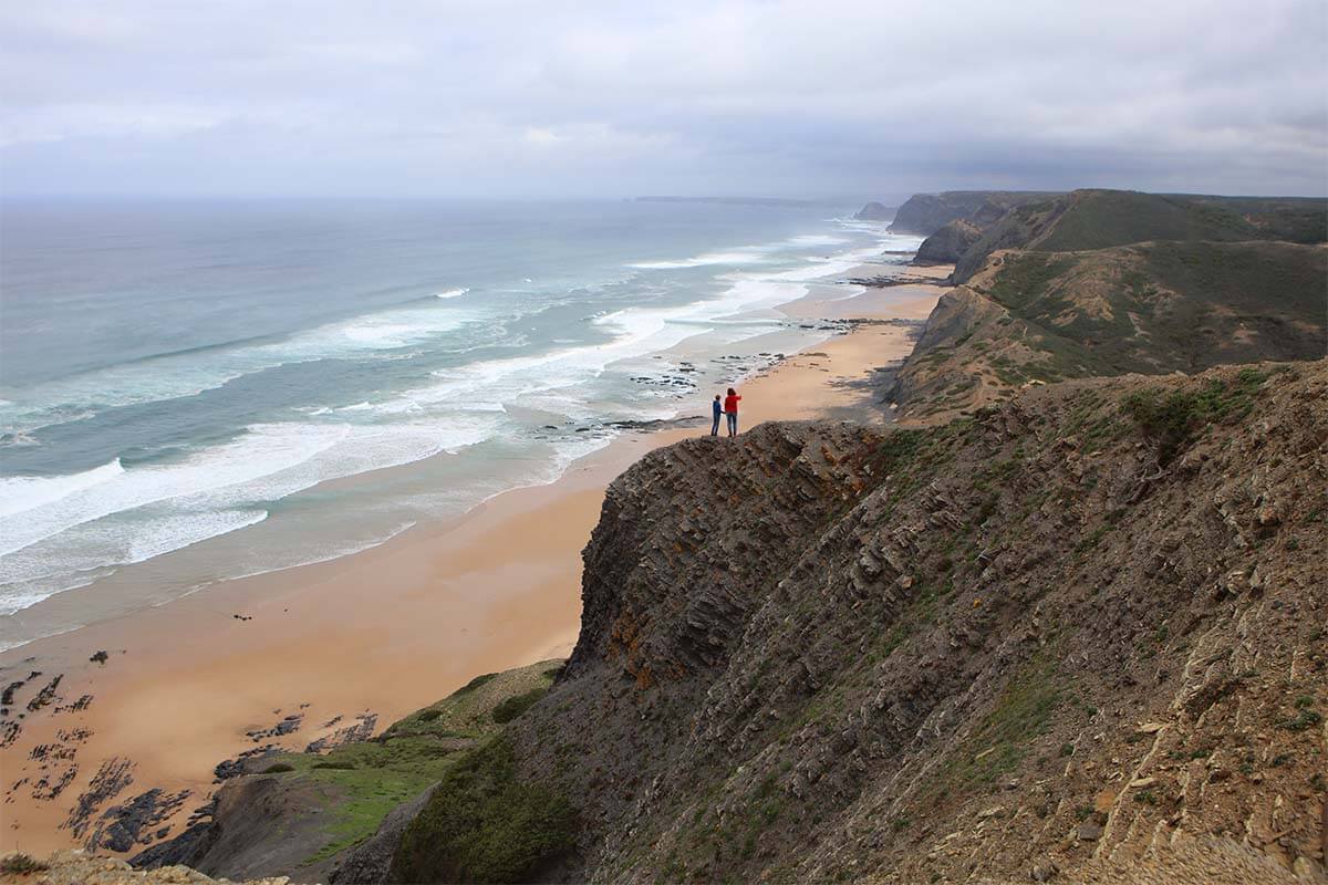 Miradouro da Cordoama - one of the best viewpoints over the Atlantic Coast near Sagres in Portugal