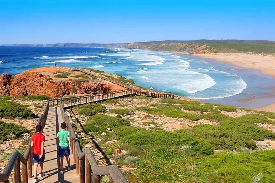 Praia da Bordeira beach in western Algarve