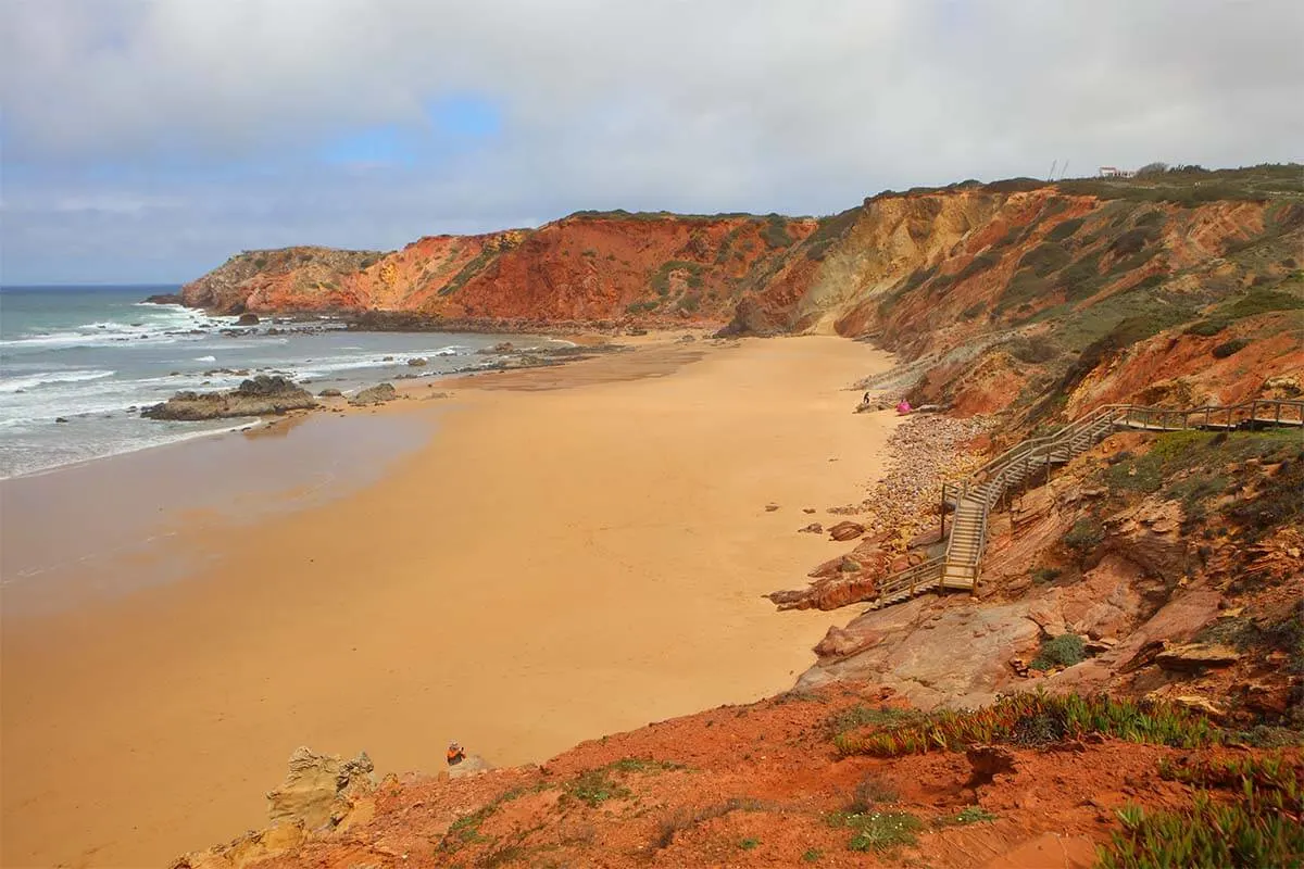 Praia do Amado near Sagres in Portugal