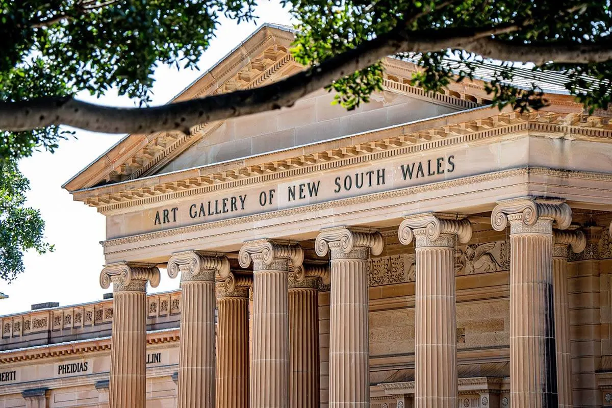 Art Gallery of New South Wales in Sydney Australia