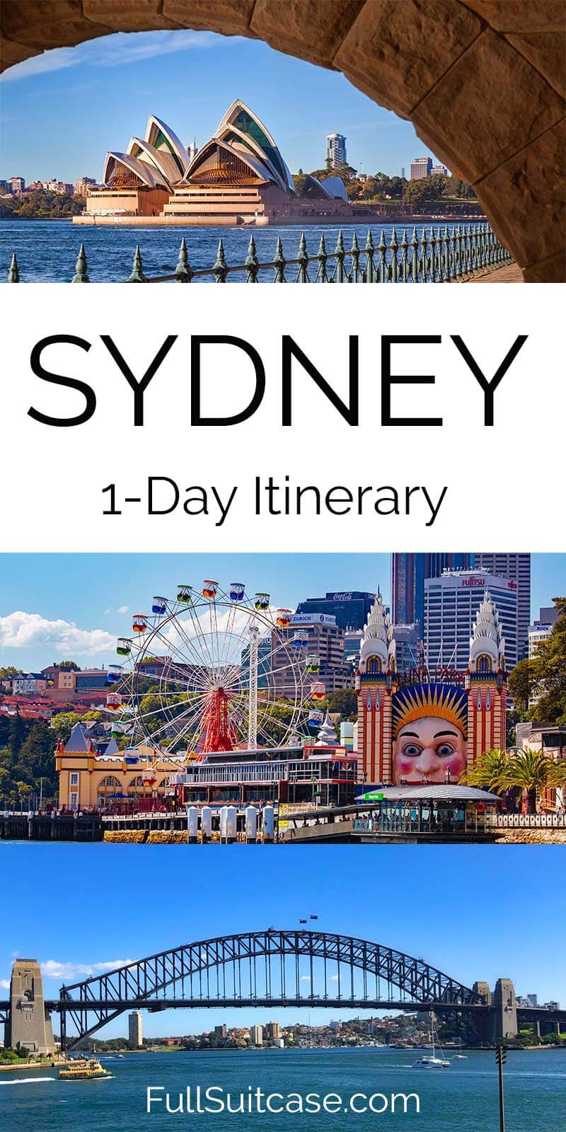 Sydney one day itinerary