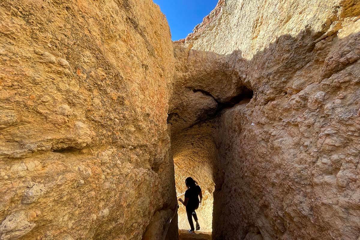 Algar Seco rock formations in Carvoeiro Algarve