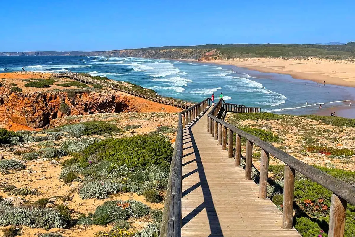 Bordeira Beach on Vicentina Coast in west Algarve