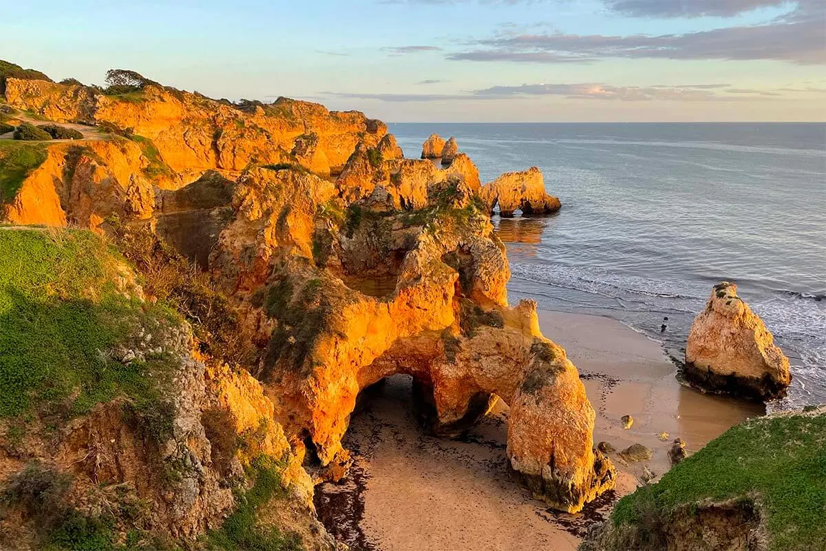 Praia des Tres Irmaos and Praia da Prainha beaches in Algarve