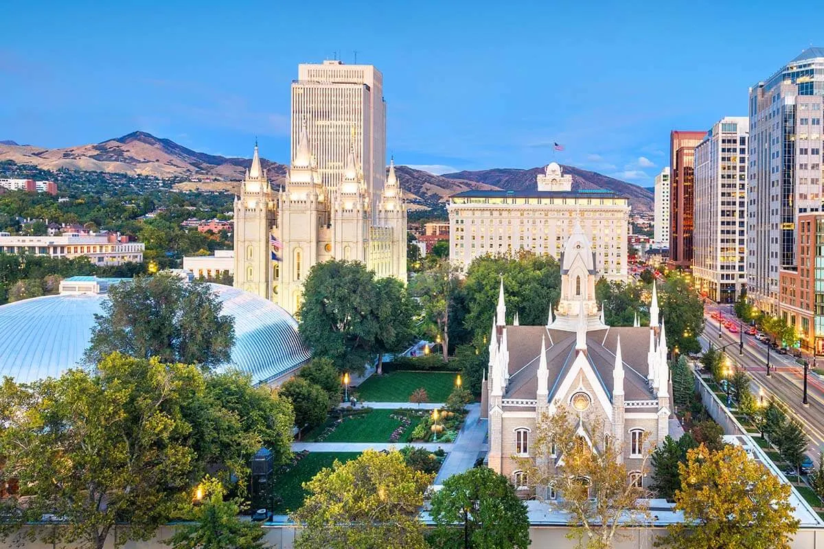 Temple Square in Salt Lake City Utah