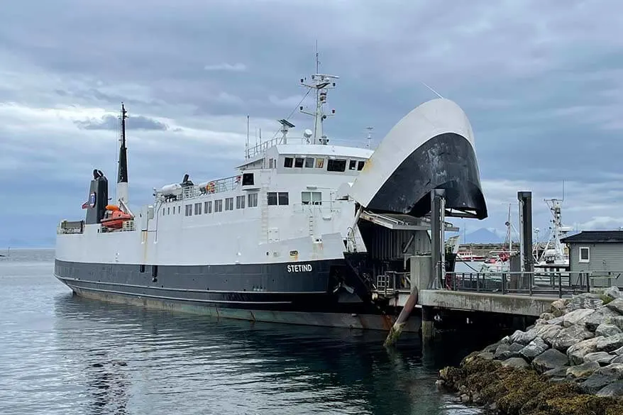 Car ferry in Norway