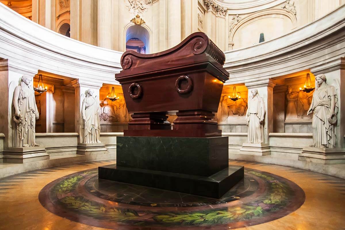 Napoleon's Tomb at Les Invalides in Paris France