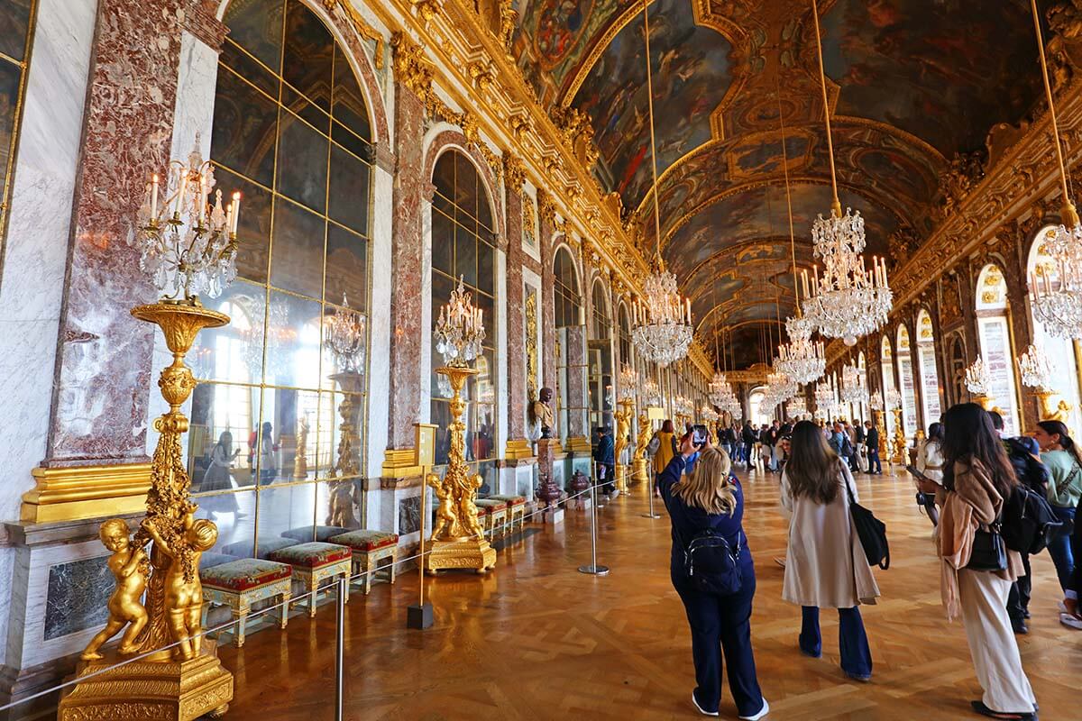 Versailles Hall of Mirrors - top museums in Paris