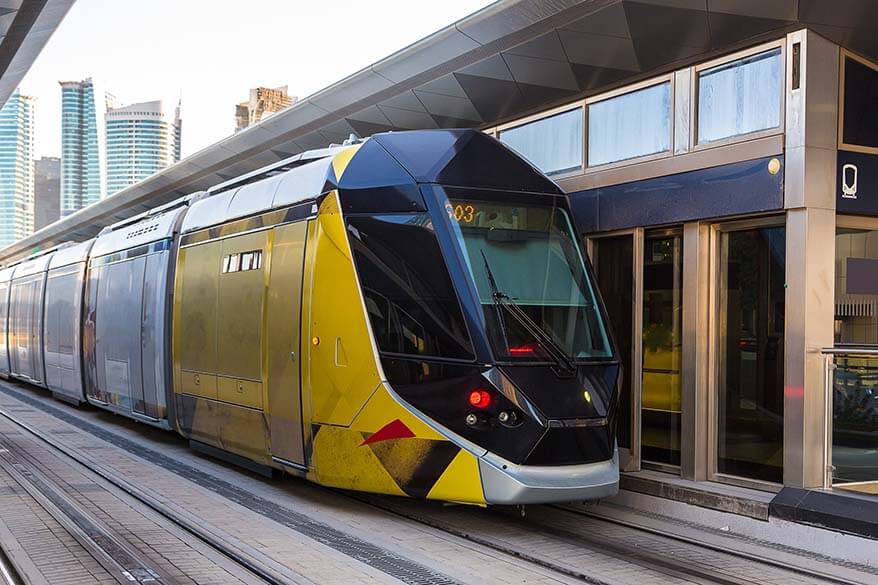 Dubai tram