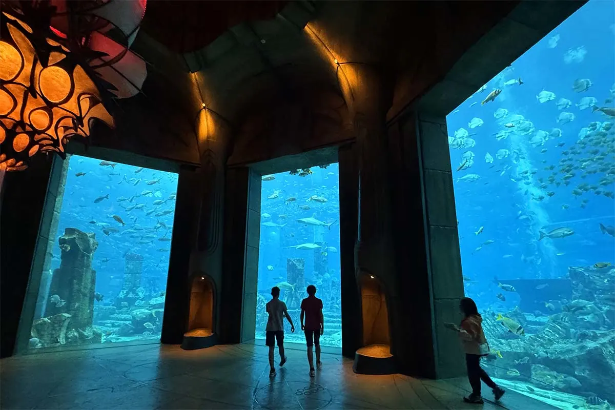 Lost Chambers Aquarium in Dubai