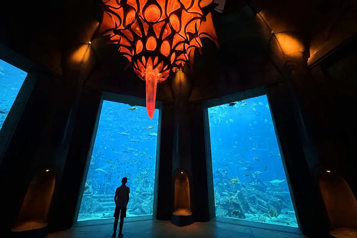 Lost Chambers Aquarium in Dubai