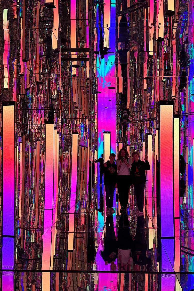 AYA Universe light installations - Dubai UAE