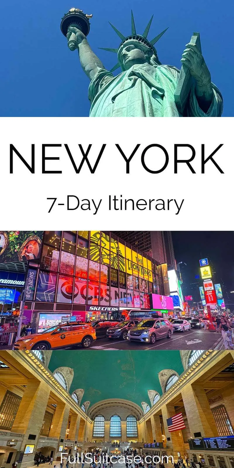 7-day New York City itinerary for first trip