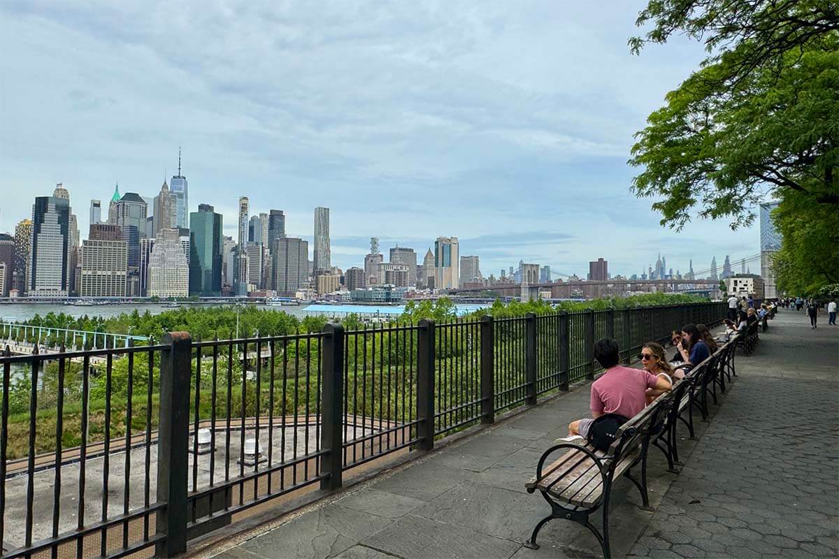 Brooklyn Heights Promenade in New York