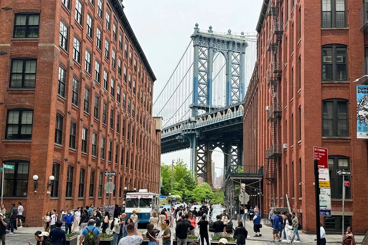 DUMBO Manhattan Bridge View Brooklyn NYC