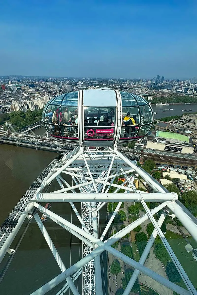 London Eye - best things to do with teenagers in London