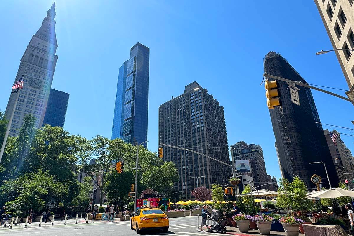 New York 7 day itinerary - Flatiron and Madison Square Park