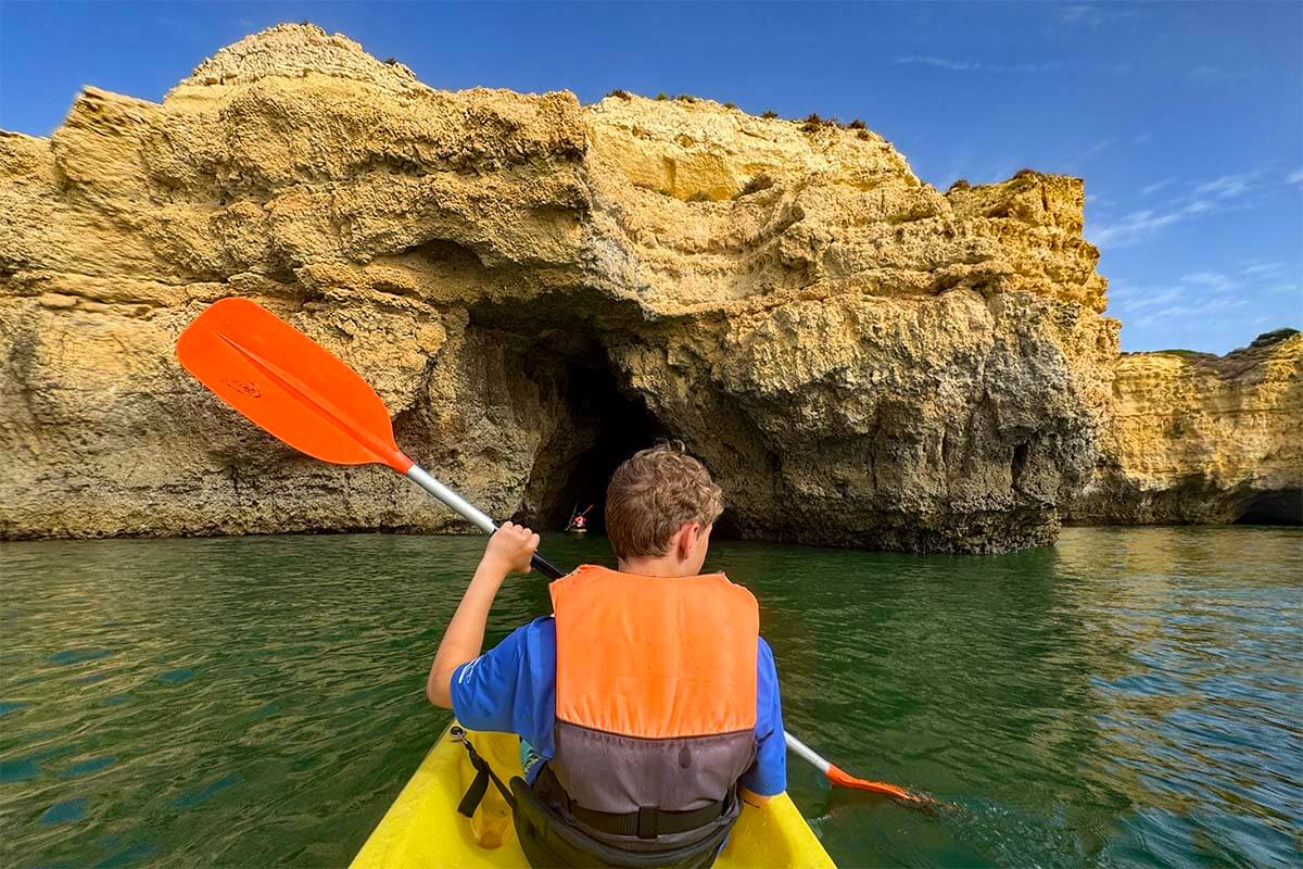 Kayaking in Albufeira (Algarve Portugal)