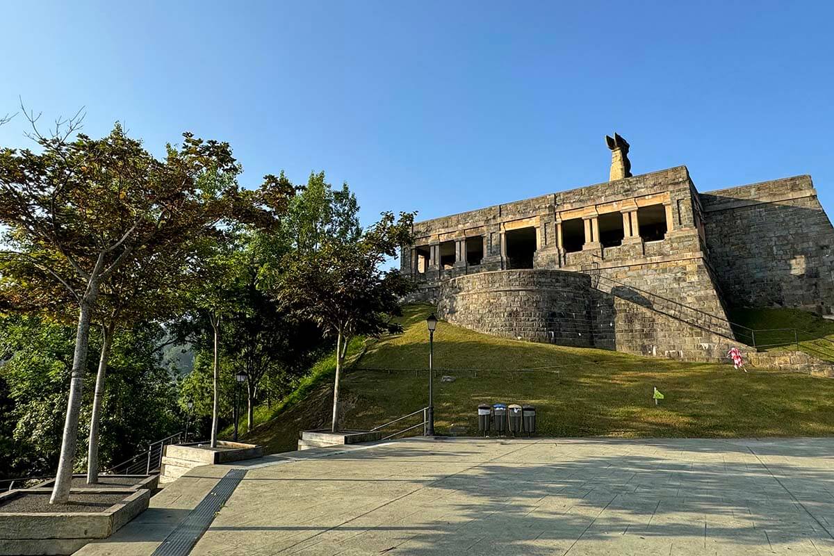 Juan Sebastian Elcano Monument in Getaria Spain