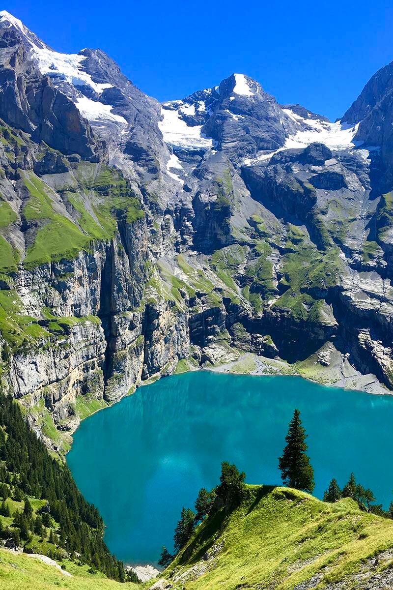 Oeschinen Lake Panorama - Swiss half fare card