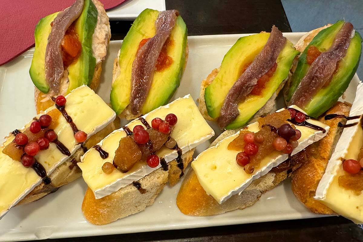 Pintxos in Bilbao