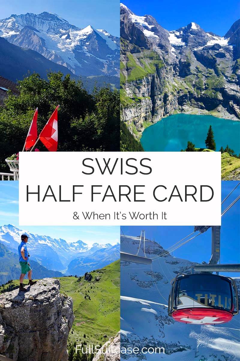 Swiss Half Fare Card explained - what is it, what is included, and when it is worth buying