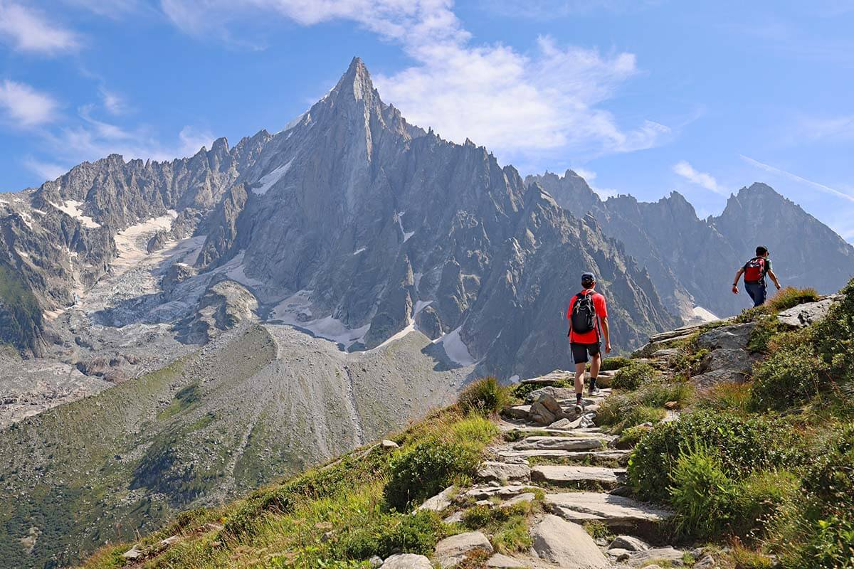 Hiking at Le Signal Forbes in Chamonix