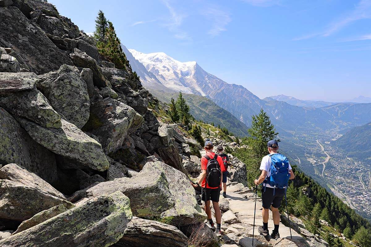 One day in Chamonix - hiking Grand Balcon Nord trail